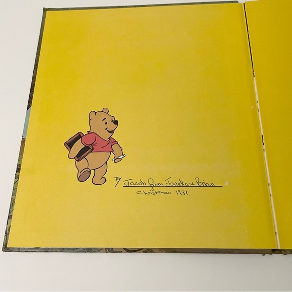 Vintage 1978 Walt Disney's Pooh's Schoolhouse Golden Press Hardcover - Picture 11 of 16